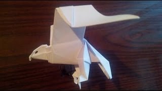 картинка: Орел оригами, eagle origami (Nicolas Terry)