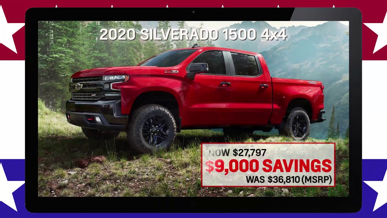 Check Out This Great Lease Offer for a 2020 Silverado YouTube