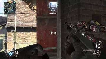 Black Ops 2 DSR 50 Sniper Triple Kill Across Map!