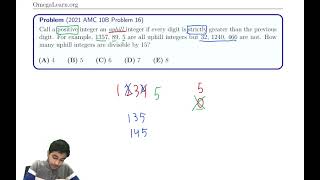 2021 AMC 10B #16 (Using Divisibility Rules and Casework)