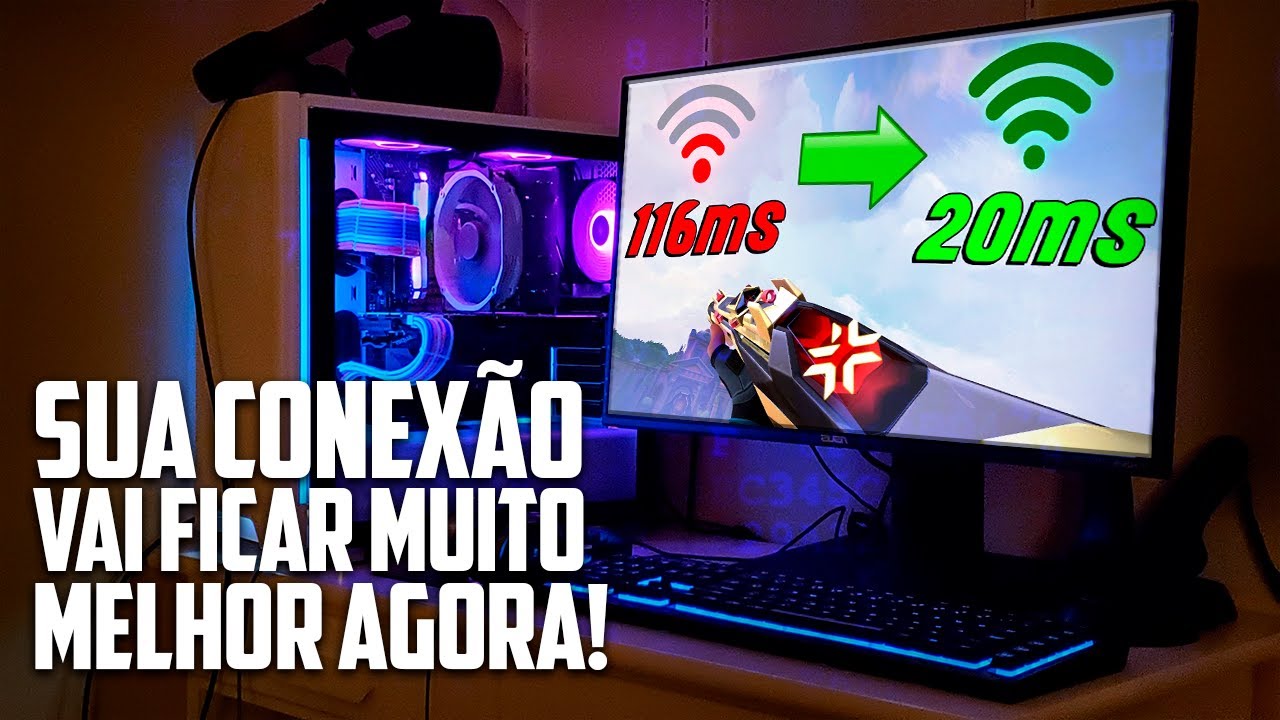 COMO AUMENTAR A VELOCIDADE DA INTERNET, OTIMIZAR ROTA E DIMINUIR O PING ...