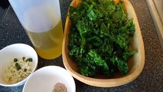 Kale recipe for yummy green salad highly recommended in keto diet Keto Side Dish Rockefeller Kale