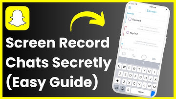 How to Screen Record a Chat on Snapchat Without Them Knowing !
