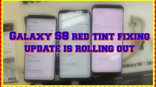 Galaxy S8 Plus Red Tint Screen Fixing Update is Rolling Out | Galaxy S8 Red Tint Screen screenshot 4