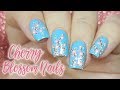 Easy Cherry Blossom Nails For Spring