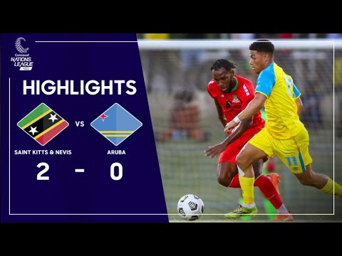 Concacaf Nations League 2023 Saint Kitts & Nevis v Aruba | Highlights