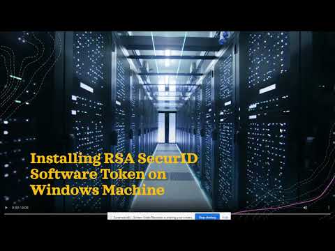 How to install RSA SecurID Software Token on Windows Machine