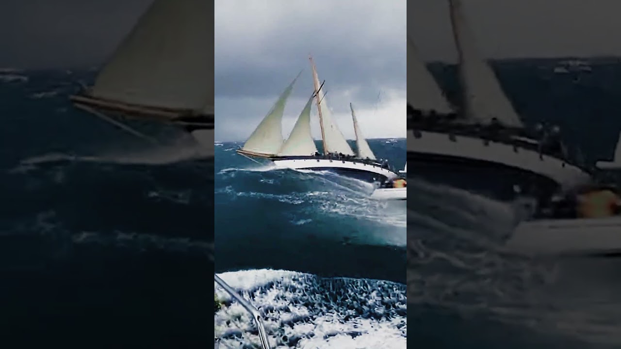 INSANE Sailboat Near Collision Caught on Camera! 😱⛵