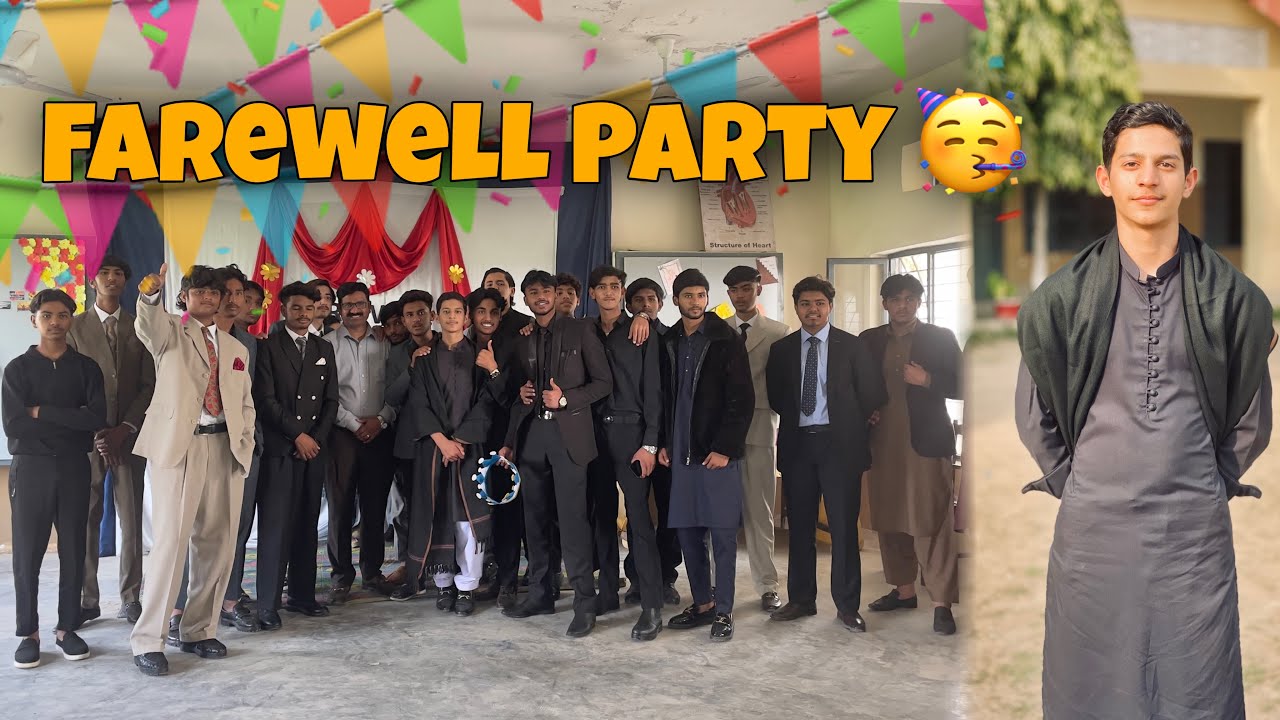 Our Farewell Party 🥳 