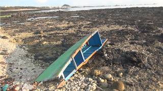 The journey of collecting seashells on the sandbanks