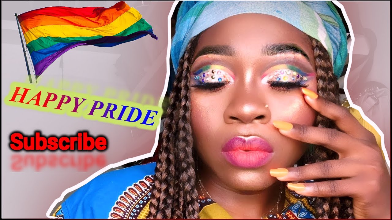 PRIDE MAKEUP LOOK// TIKTOK INSPIRED//FUNNY