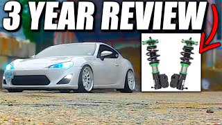 REV9 Coilovers Review (ARE THEY GOOD or BAD?) 3 Years w\/ Hyper Street Suspension