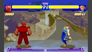 Street Fighter Zero 1 [PS1] - play as Akuma