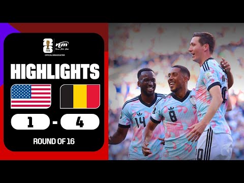 USA 1 - 4 Belgium | Match Highlights FIFA World Cup 2026
