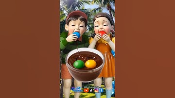 Squid Game AI Colorful Candy ASMR #squidgame #squidgame2 #ai #asmr