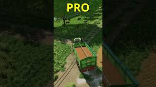 FS22 Noob vs Pro Farmer 🚜🔥#shorts