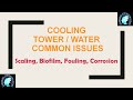 Cooling towersystems issues scaling biofilm foling corrosion