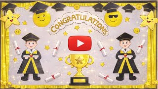 DIY Graduation Bulletin Board Ideas! ✂️💛