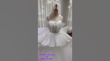 Váy cưới cúp ngực tà bèo chuẩn công chúa cho dâu xinh #namvietac #váycưới #shorts #bridal #wedding