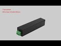 Connection Video of Ourten 2 wire PoE Converter