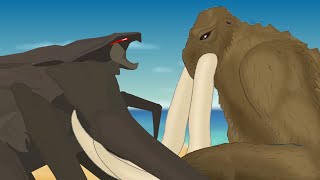 Queen MUTO vs Titanus Behemoth | Animation Battle