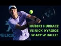 HUBERT HURKACZ POKONAŁ NICK' A  KYRGIOSA W PÓŁFINALE TURNIEJU ATP W HALLE | POLAK Z AWANSEM!