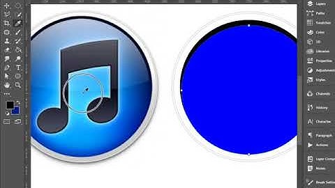 Drawing iTunes Logo in Photoshop