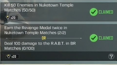 Earn The Revenge Medal Twice In Nuketown Temple Matches (0/2) | How To Earn Revenge Medal In CoDM
