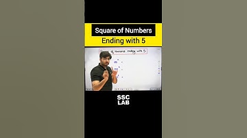 Square of Numbers Ending with 5 Short Trick #ssclab #mathstricks #squaretrick #ssccgl