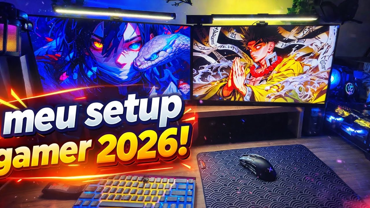 Montei um Setup Gamer ABSURDO para 2026 (320Hz + RX 9070 XT) - YouTube