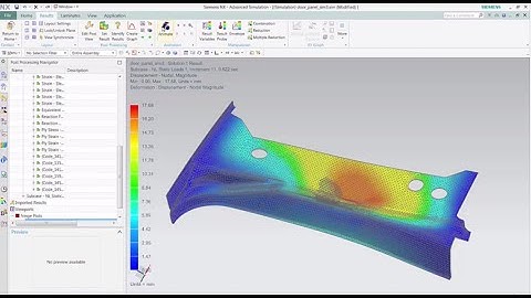 LMS Samtech Samcef Advanced Simulation Environment in NX 10