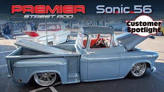 Customer Spotlight: Premier Street Rods built 1956 3100 aka #Sonic56