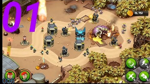 Alien Creeps TD - Gameplay Walkthrough Part 01