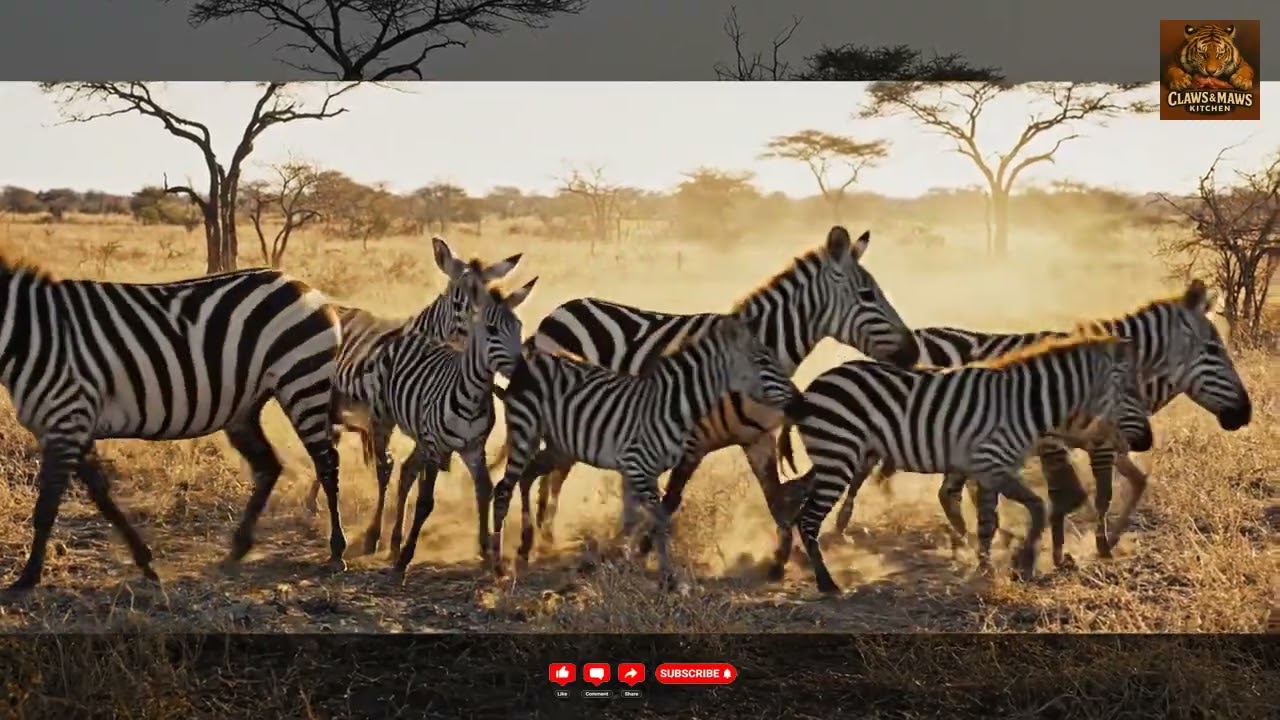 Wildlife education, Zebra crossing a striped spectacle of the plains