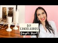 $8 DIY Candelabros