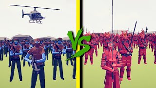 Sheriff Team Vs Samurai Army - Totally Accurate Battle Simulator Tabs