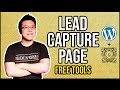 How to Create a Lead Capture Page in Wordpress? (No Paid Tools Used!)