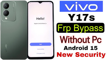 Vivo Y17s Frp Bypass | Without Pc | Google Account Lock Unlock - Android 15 Letest Security 2025
