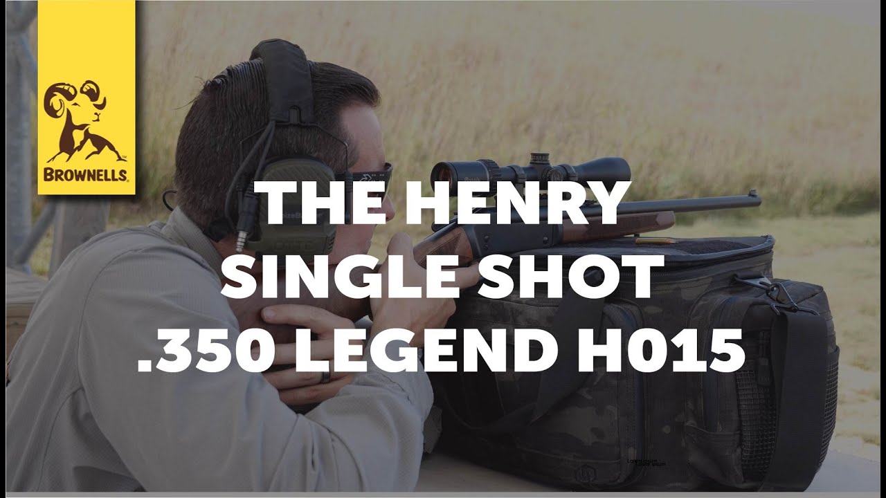 The Henry Single Shot .350 Legend H015