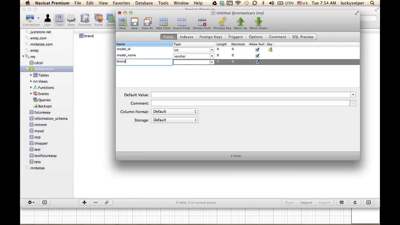 02 Database Implementation using navicat - تنفيذ قاعدة البيانات ...