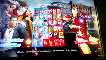 Marvel Vs Capcom: Infinite Stage Select + Character Selection Screen