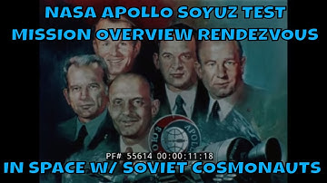 NASA APOLLO SOYUZ TEST MISSION OVERVIEW   RENDEZVOUS IN SPACE w/ SOVIET COSMONAUTS 55614