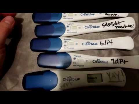 Pregnancy Test Line Progression 3dpt 8dpt Surrogacy Journey Youtube