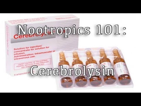 Nootropics 101: Cerebrolysin