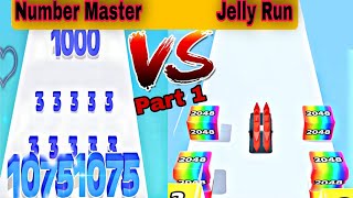 Jelly Run Vs Number Master 2048 | Asmr Android Games |Part 1 screenshot 2