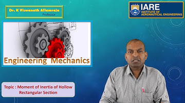 Moment of Inertia of Hollow Rectangular Section by Dr. K Viswanath Allamraju