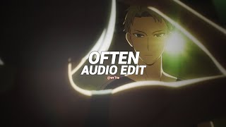 often (kygo remix) - the weeknd [edit audio]