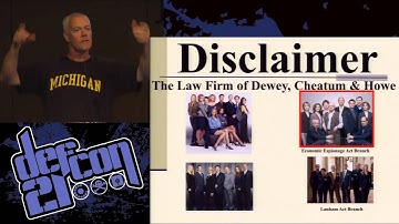 Defcon 21 - Legal Aspects of Full Spectrum Computer Network (Active) Defense