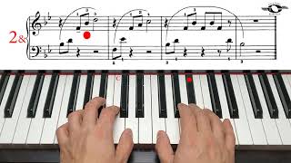 Etude in B Flat, Slow version, John Thompson`s easiest piano course, Part 3