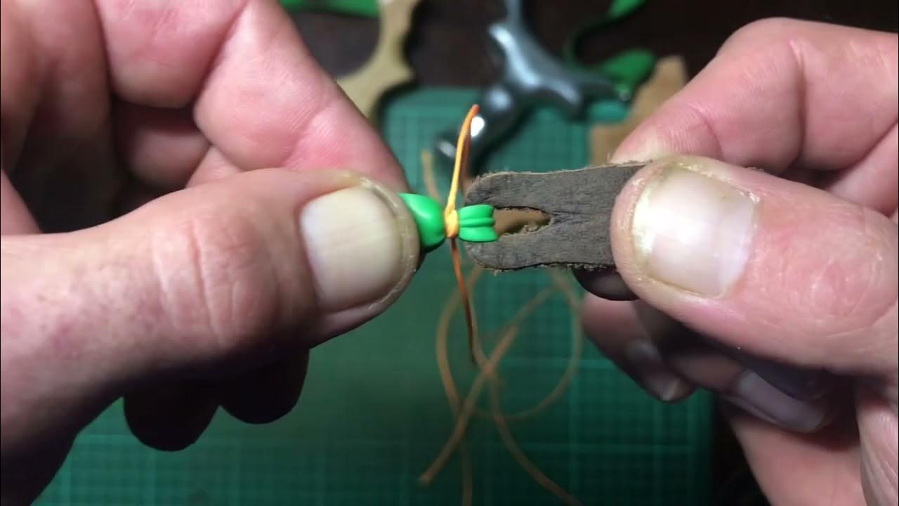Easy way to tie catapult/slingshot pouch on NO JIG!! (The four loop method) YouTube